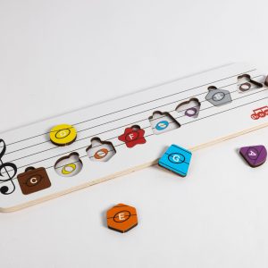 英音名 5線譜パズル　